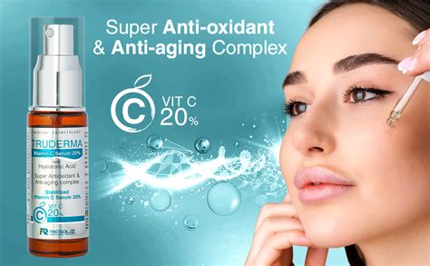 REGALIZ Truderma Vitamin C Serum 20% with Hyaluronic Acid | Anti-Aging ...