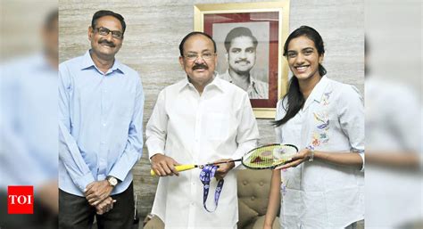 Vice-President M Venkaiah Naidu all praise for PV Sindhu | Badminton ...