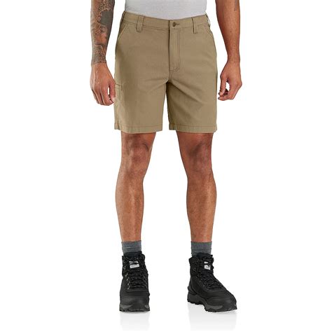 Carhartt Men's Rugged Flex Relaxed Fit Canvas Work Shorts 8 in | Academy