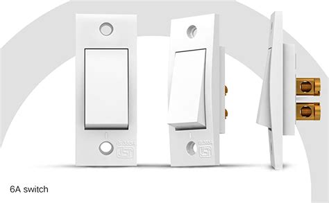 Duravolt Star 6A Non Modular Electrical Switch, White Colour ...