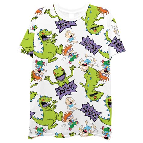 Buy Nickelodeon Mens 90s Cartoon Shirt - Rugrats Hey Arnold Ren ...