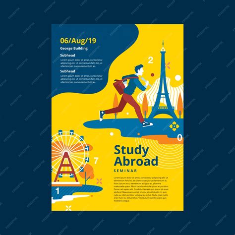 Study abroad poster template image_picture free download 450000069 ...