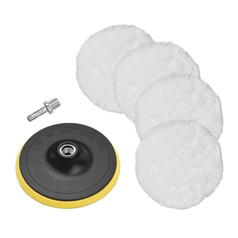 Buy Yuclam Wool Polishing Buffing Pad 6 Pcs 6 Inch Polishing Buffing ...