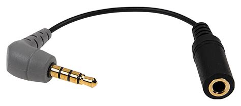 Fotodiox SC4 Replacement Adapter Cable - 3.5mm TRS Female to 3.5mm TRRS ...