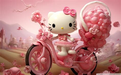 Hello Kitty 壁纸 3d