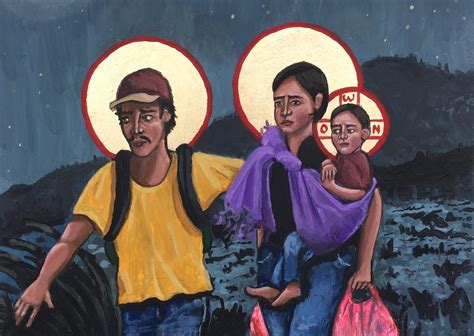 Painting Of Immigrant Holy Family