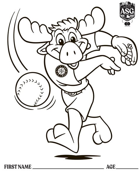 Baseball Game Coloring Pages