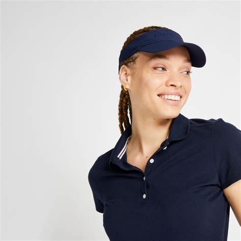 Buy Golf Polo T-Shirts Online in India | Women's Polo 500 Navy
