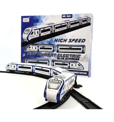 TRICKS TOYS Vande Bharat Toy Train with Track Set for Kids ...