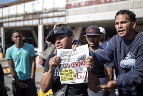 Fire at migrant center in Mexico near El Paso kills at least 39