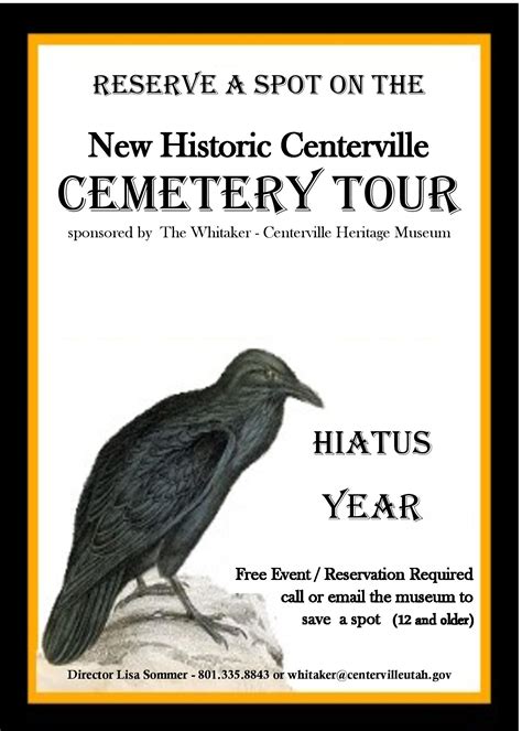 Cemetery Tour | Centerville, UT