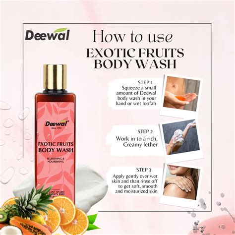 Deewal Exotic Fruit Body Wash – Deewal - Herbal Beauty and Health Products