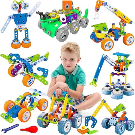 Buy MOONTOY 175 Piece STEM Toy Kit Building Toys for Children Building ...