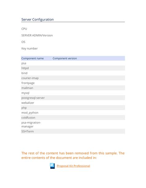 Image result for Server Baseline Configuration Template