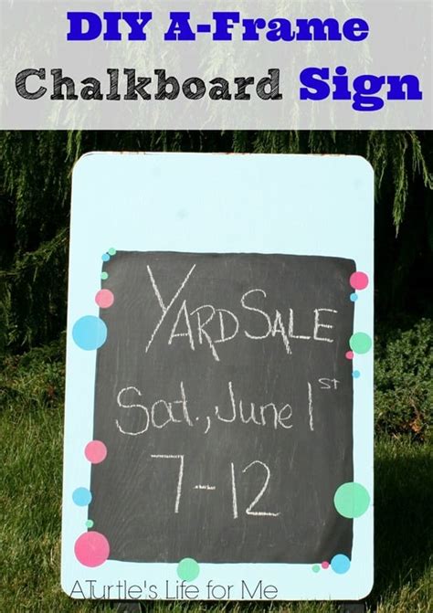 How to Make a Chalkboard Sign Using a Frame 的图像结果