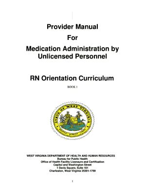 Fillable Online wvdhhr georgia provider manual for medication ...