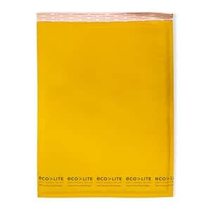 Polyair Eco-lite #6 ELSS6 Golden Kraft Self Seal Bubble Mailer, 12-1/2 ...