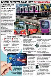 Mumbai's national common mobility card set for wider rollout