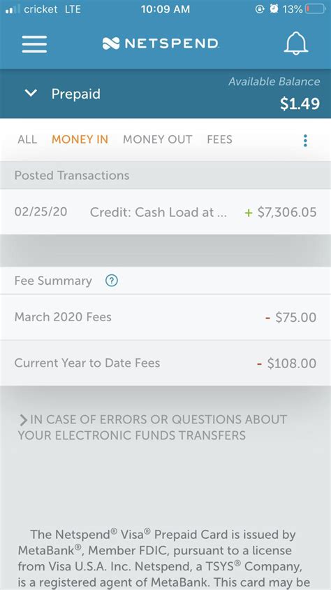 NetSpend Card Balance Check 的图像结果
