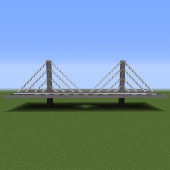 Image result for Cable Bridge Minecraft