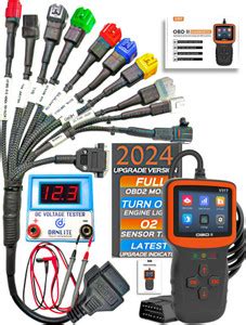 Danlite V317 OBD-II Scanner BS6-BS7 Bike Scanning Cable Dc Voltage ...