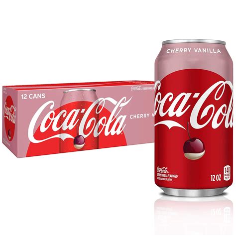 Cherry Vanilla Coca-Cola Soda, 12 fl oz, Fridge Pack India | Ubuy