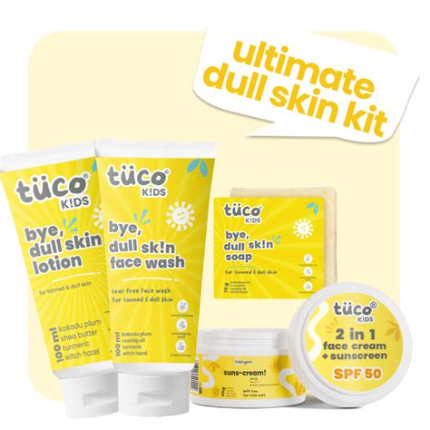 Tuco Kids Dull Skin Kit | Natural Skincare for Detanned, Even-Toned Skin