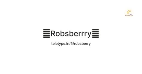 🔐Robsberrry🍇 — Teletype