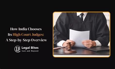 How India Chooses Its High Court Judges: A Step-by-Step Overview