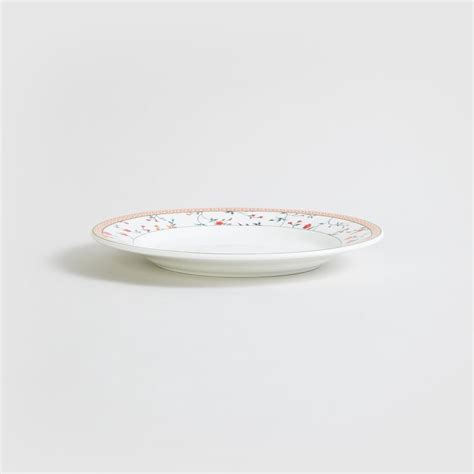 Buy Lucas Floret White Floral Printed Bone China Side Plate - 19.3cm ...