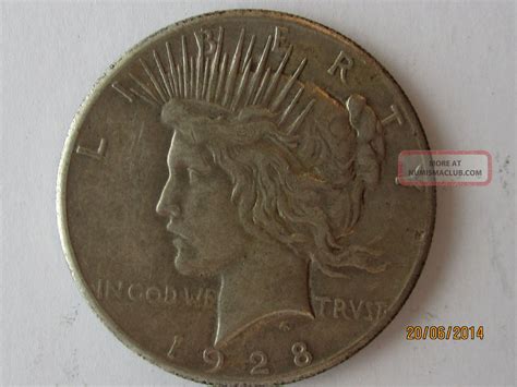1928 Silver Peace Dollar - Key Date Coin