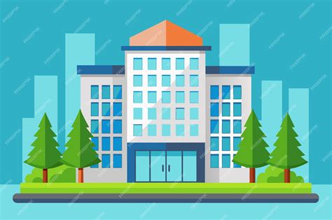 Cartoon Building Background Drawing 的图像结果