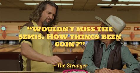 Wouldn't miss the semis. How things bee… • The Big Lebow.ski