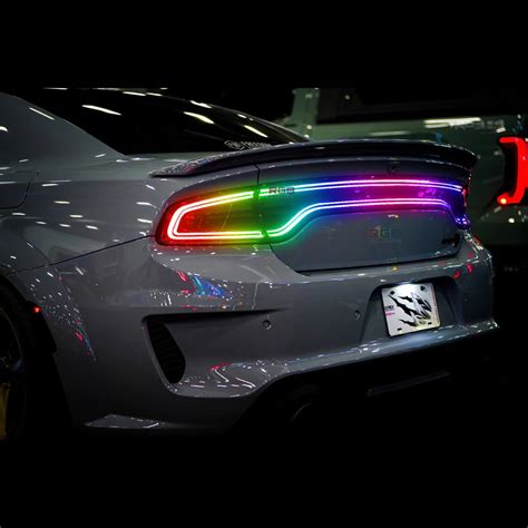 DODGE CHARGER MULTICOLOR NOVA-SERIES PRISMATIC LED TAIL LIGHTS (2015 ...