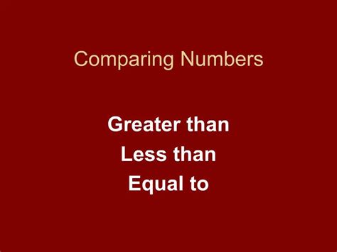 Image result for Comparing Numbers PPT