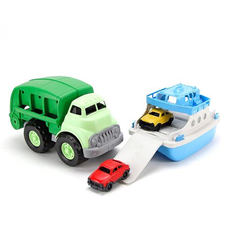 Green Toys Ferry Boat and Recycling Truck Bundle : Amazon.in: Toys & Games