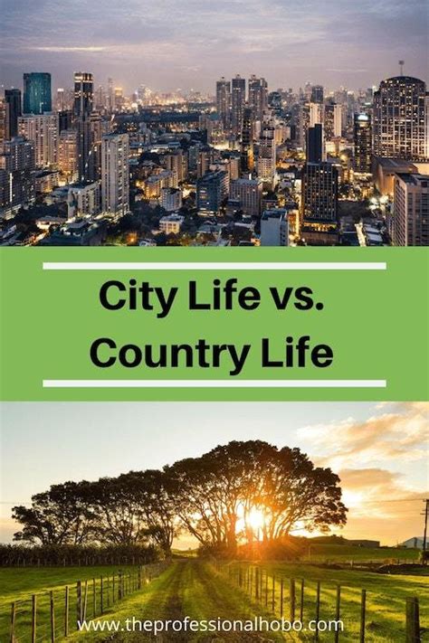 City vs Country 的图像结果