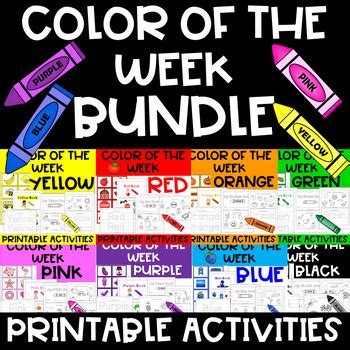 Image result for Color Week Activities