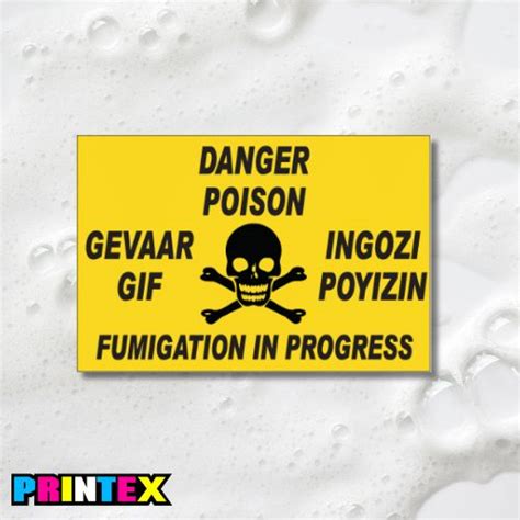 Image result for Fumigation Sign