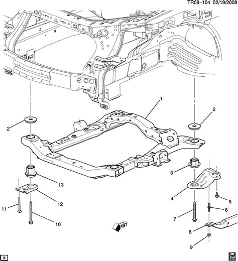 Visualizing the 2009 GMC Acadia Parts Diagram