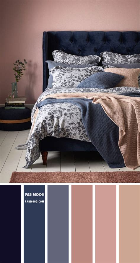midnight blue and grey bedroom ideas