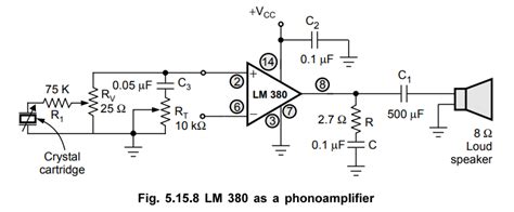 LM 380 Power Audio Amplifier - Operating working principle, Features ...