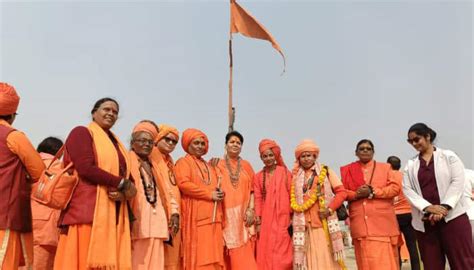 Mahakumbh 2025: Dharm Dhwajas hoisted by prestigious Sanyasi Akharas at ...