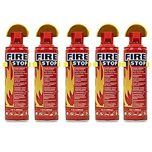 AllExtreme EXEFAP5 All Purpose Fire Extinguisher Classes ABCK Gasoline ...