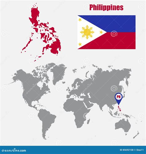 Philippines World Map | Color 2018