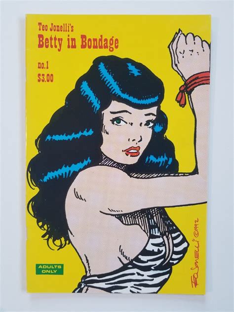 Betty in Bondage #1 (1992 Shunga Comix) Teo Jonelli ~ Betty Page ~ FN ...