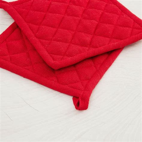 Buy Colour Connect Solid Pot Holder - Cotton - Pot Holder 20 cm L x 20 ...