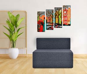 Friends Life Fashion Life-3X6 Comfort for All Sofa Cum Bed for 1 Person ...