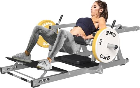 GMWD Hip Thrust Machine, 800LBS Plate-Loaded Glute India | Ubuy