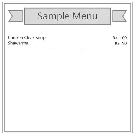Menu at Arabian Delights, Chennai, Plot No 32 HIG - I